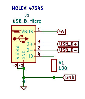 USB schematic